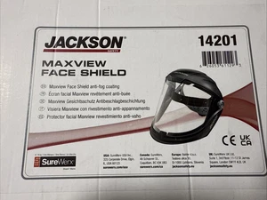 Jackson Safety 14201 Maxview Face shield/Face guard anti-fog coating, visor fac - Picture 1 of 3