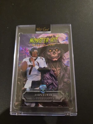 2025 Wild Card Haunted Hits Monster Hunt - 1/1 Monster Hit - John Elway - Image 1 of 3