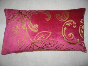 DESIGNERS GUILD FREDENSBORG STOFF FARBE PFINGSTROSE 17,5"X13,5" NACKENROLLE ABDECKUNG - Bild 1 von 2