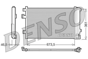 DENSO DCN09084 Condensatore climatizzatore per FIAT Multipla (186) - Imagen 1 de 3