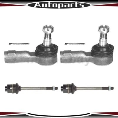 Extremo de varilla de amarre interior exterior 4 piezas para camioneta Isuzu 1987 1981 1982 1983 1984 1985 Foto 1 de 3