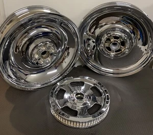 Harley Pulley Chrome VROD V-ROD VRSCA VRSCB 01-06 Wheels sprocket OEM OUTRIGHT - Picture 1 of 12