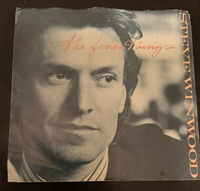 Steve Winwood  The Finer Things / Night Train 1986 45 Vinyl Record  7-28498 - Image 1 of 4