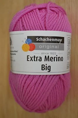 SALE! Seltene Schachenmayr Original Extra Merino Big 100% Schurwolle rosa 50g - Bild 1 von 2