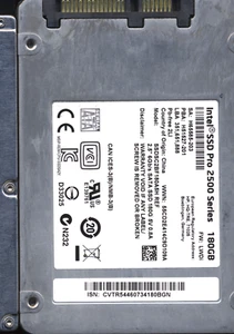 Intel 180GB SSDSC2BF180A5H Donor Drive - Picture 1 of 2