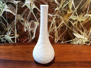 AK KAISER Germany, edle flaschenförmige Vase 23cm / Weiß Biskuit - Bild 1 von 5
