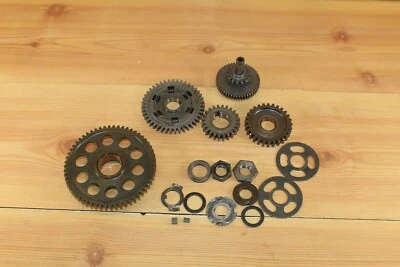 Yamaha BW350 BW 350 1987 1988 rueda grande OEM engranajes eje piezas engranaje rueda loca arranque Foto 1 de 4