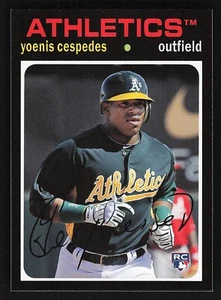Tarjeta de béisbol YOENIS CÉSPEDES ⚾ 2012 Topps Archives #95 Oakland Athletics - Imagen 1 de 2
