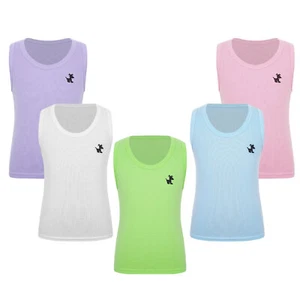 Kids Tops Toddler Camisole Casual Vest Sports T-shirts Sleeveless Undershirt - Picture 1 of 59