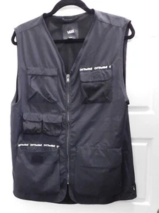 CHAQUETA CHALECO UTILITARIO VANS OFF THE WALL NEGRO WARF FISHERMAN LL talla S - Imagen 1 de 6