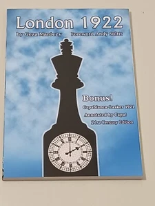 London 1922 By Geza Maroczy With BONUS Chess Book Rare - Picture 1 of 9