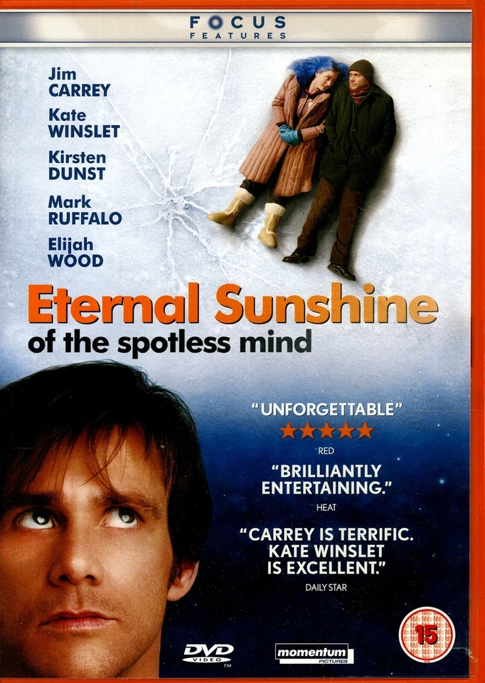 ETERNAL SUNSHINE OF THE SPOTLESS MIND.REGION 2 DVD. - Image 1 of 1