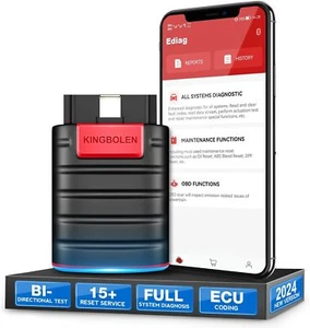 2025 Kingbolen Ediag Car OBD2 Scanner All System Diagnostic Tool ECU Coding - Picture 1 of 18