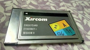 Tarjeta de crédito Xircom CEM2 PCMCIA Ethernet + módem II - Imagen 1 de 2