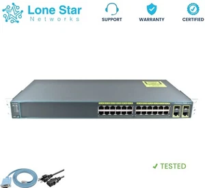 Cisco WS-C2960+24TC-L Switch Cisco Catalizzatore 2960 Plus - Foto 1 di 1