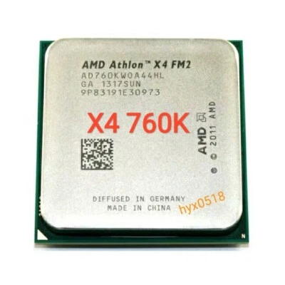AMD Athlon X4 760K 3.8GHz Quad Core Socket FM2 100W CPU Tested - image 1 of 3