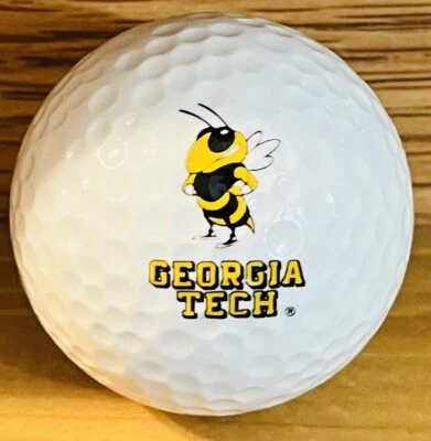 NEW Georgia Tech Yellow Jackets - NCAA Logo Golf Ball Vintage - Image 1 of 2