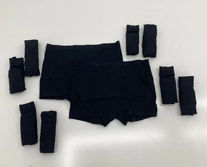 NEXT Black Boy Shorts Underwear Girls Size 7-8yrs 10pack New - Picture 1 of 8