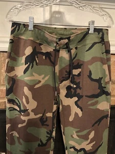 Polo Ralph Lauren Double Knit Camo Joggers Sweatpants Green Size Medium Black - Picture 1 of 6