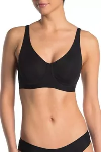 NWT Natori 7543241 Recharge Racerback Underwire Sports Bra, Black, Size 38 D - Picture 1 of 5