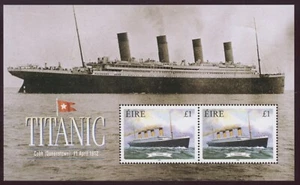 Ireland - 1995 Titanic Souvenir Sheet - SC# 1172a, SG# MS 1223 Mint NH OG - Picture 1 of 2