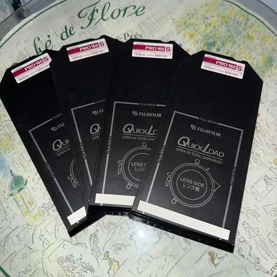 4 SHEETS - Fujifilm Fujicolor 4x5 ISO Pro 160 S Daylight Quickload Film EXPIRED - Image 1 of 3