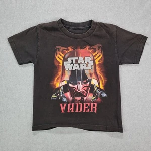 Vintage Y2K Revenge of the Sith Vader Kinder M-L T-Shirt Distressed LESEN - Bild 1 von 7