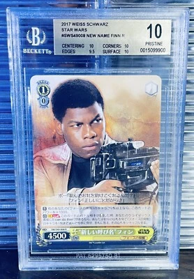 Weiss Schwarz Star Wars New Name Finn Rare Foil BGS 10 PRISTINE POP 3 - Image 1 of 2