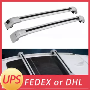 Lockable Roof Rail Rack Cross Bar Crossbar Fits Subaru Outback 2022 2023 2024 - Picture 1 of 7