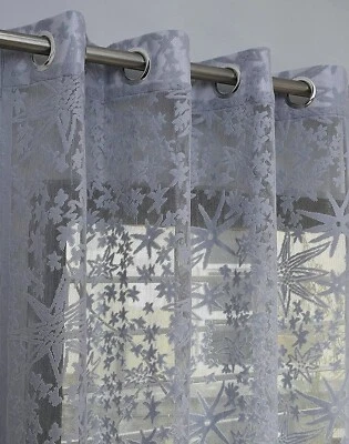 Nuevo juego de cortinas de ventana de 2 piezas - 5 pies gris Foto 1 de 3