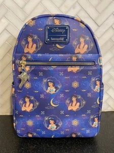 Loungefly Aladdin Backpack Disney AOP Genie Lamp Exclusive NWT - Picture 1 of 5