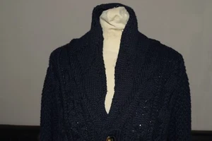 Super Knit by Scotch Strickjacke Dunkelblau Herren Größe M - Bild 1 von 4