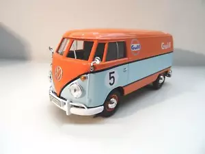 Volkswagen VW T1 Trasportatore Modellino Auto Gulf MOTORMAX 1:24 - Foto 1 di 3