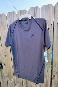 Head brand Men's Short Sleeve shirt Gray size XL NEW with Tags - Bild 1 von 3