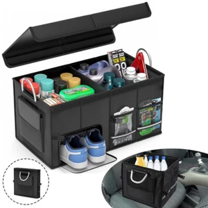 28L Heavy Duty Car Boot Organiser Collapsible Large Car Boot Tidy Storage Bag UK - Picture 1 of 6