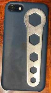 MULTI-SIZE FLAT HEX DRIVE WRENCH FOR 1/4, 3/8, 1/2, 5/8 & 3/4 INCH NUTS - Picture 1 of 1