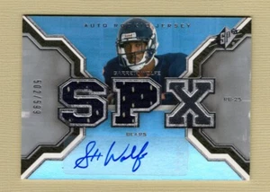 2007 SPx Auto Rookie Jersey Garrett Wolfe Dual Jersey Autograph # /599 - Picture 1 of 1