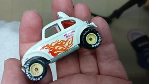 Vintage Hot Wheels Trailbusters Volkswagen Baja Bug Mattell, Inc Bug 1983 White - Picture 1 of 14