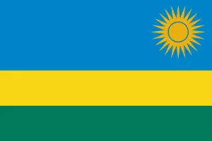 Bandiera del Ruanda - Materiale bandiera di qualità turnaround rapido varie dimensioni - Foto 1 di 7