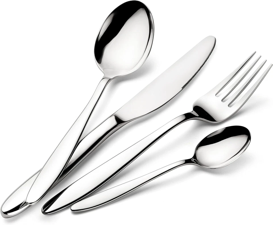 LAGOSTINA SET 24 POSATE  LUISA forchetta ,cucchiaio, coltello ,cucchiaino inox - Immagine 1 di 4