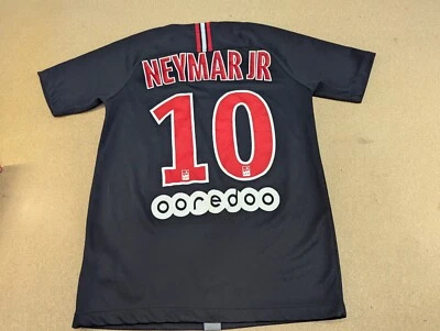 Jordan PSG 2018-2019 Jersey Kids Size L 12-13 YRS Football home Neymar Jr. #10 - Photo 1/4