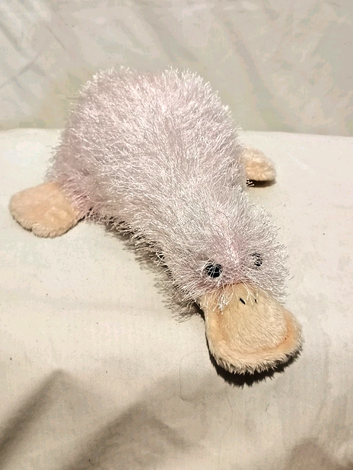 Ganz Webkinz Pink Googles Duck Billed Plush Platypus No Code Retired 11"HM 208 - Image 1 of 4