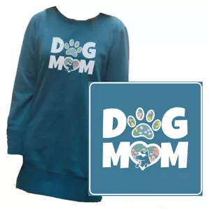 Teddy der Hund Sweatshirt Kleid Hund Mutter Taschen Damen bequem limitierte Auflage - Bild 1 von 6