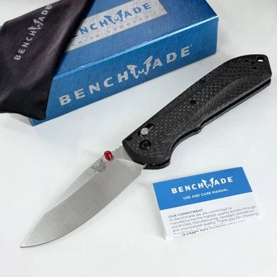 New Benchmade Freek 560-03 CPM-S90V Steel Carbon Fiber Handle Folding Knife - Image 1 of 4