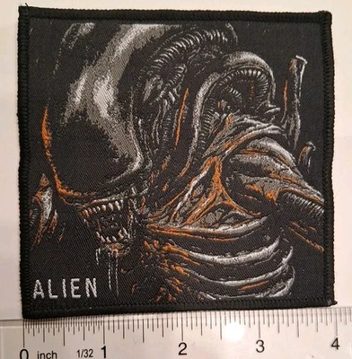 Alien Movie Xenomorph Black Border Woven Patch Horror - Image 1 of 2