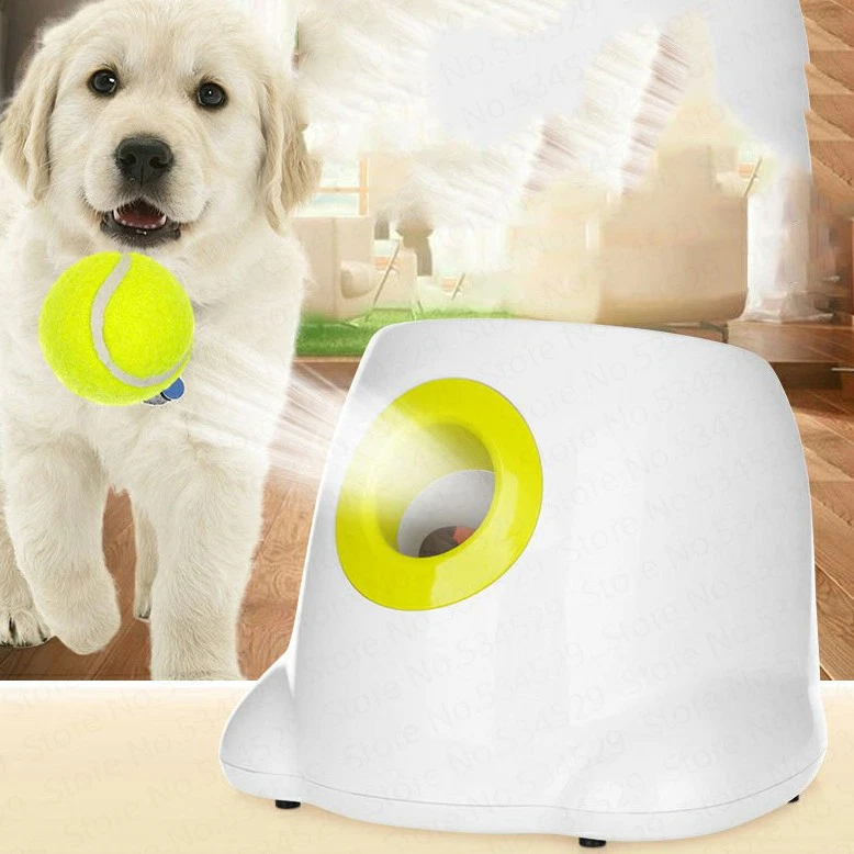 Dog Pet Automatic Interactive Ball Launcher for Training & Play Fetch Game - Image 1 of 4