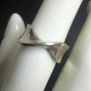 7431 Vintage Sterling 925 Twist Bandring Gr. 5 Ring 3,5 Gramm - Bild 1 von 3