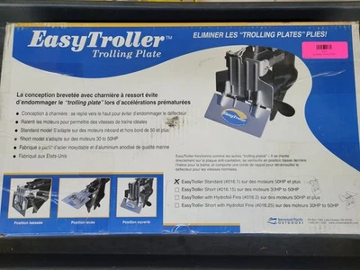 NEW EASYTROLLER TROLLING PLATE # 016.1 EASY TROLLER 50 HP ON UP - Image 1 of 3
