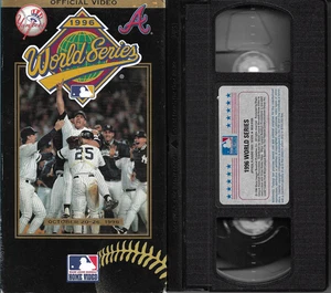 MLB 1996 World Series Official Video * NY Yankees vs. Atlanta Braves * VHS * - Imagen 1 de 2