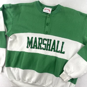 Vintage Marshall Thundering Herd Sweatshirt Herren XL Crewneck NCAA Football 90s - Bild 1 von 14